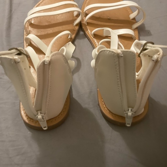 Worn Once, White, Strapy, Gladiator Sandal. Size 9. - Picture 2 of 3
